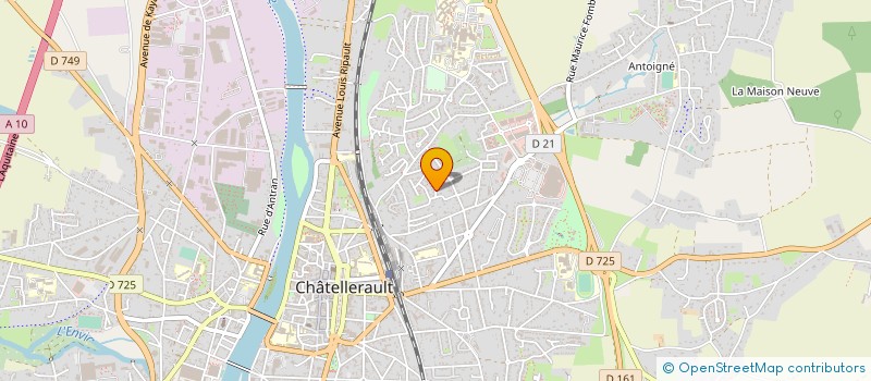 localisation de l'entreprise MADAME SYLVIE HATTON à CHATELLERAULT