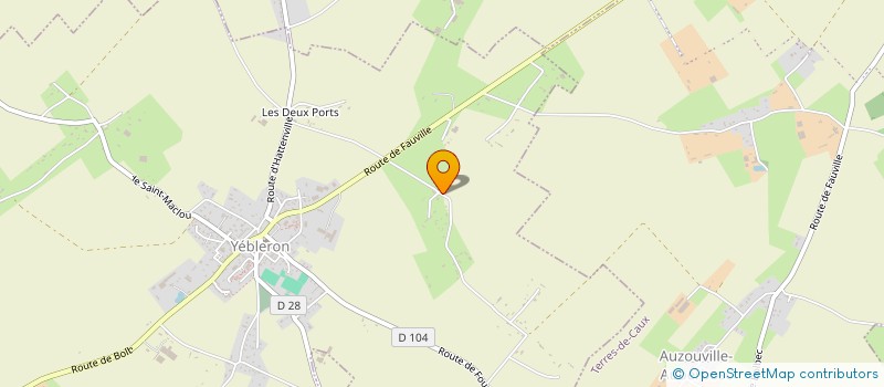 localisation de l'entreprise MADAME SYLVIE HAUCHECORNE  YEBLERON