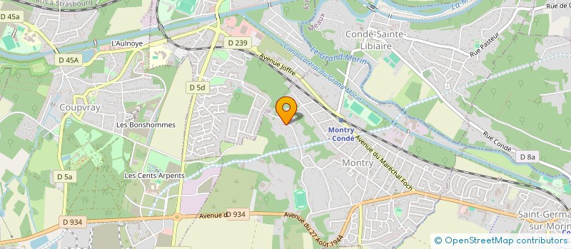 localisation de l'entreprise MADAME SYLVIE HAUGUEL  MONTRY