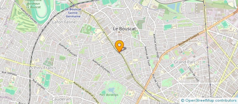 localisation de l'entreprise MADAME SYLVIE HAZERA à LE BOUSCAT