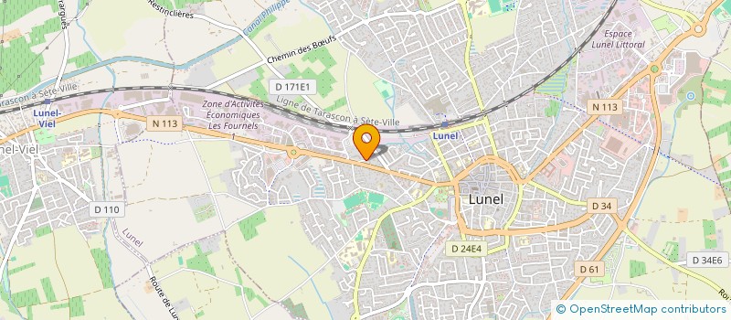 localisation de l'entreprise MADAME SYLVIE HEAMS  LUNEL