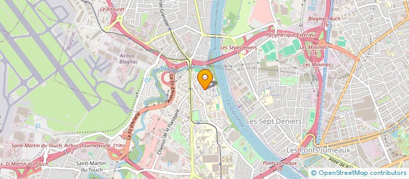 localisation de l'entreprise MADAME SYLVIE HEBRAIL à TOULOUSE