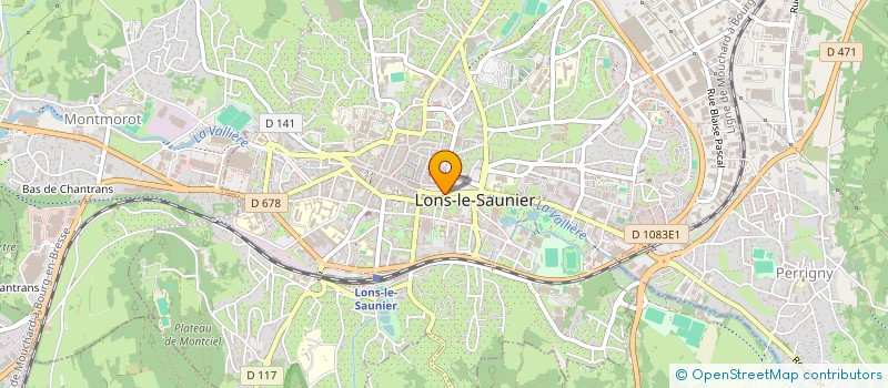 localisation de l'entreprise MADAME SYLVIE HELOU à LONS-LE-SAUNIER