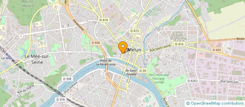localisation de l'entreprise MADAME SYLVIE HENNION à MELUN
