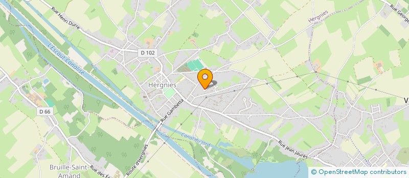 localisation de l'entreprise MADAME SYLVIE HENNION  VIEUX-CONDE