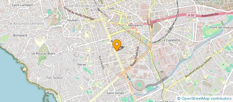 localisation de l'entreprise MADAME SYLVIE HENRIONNET à MARSEILLE