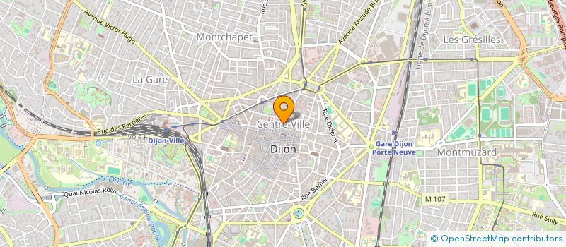 localisation de l'entreprise MADAME SYLVIE HENRY à DIJON