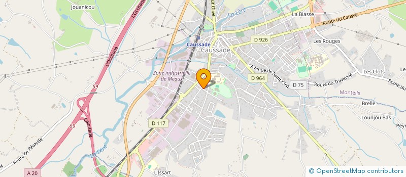 localisation de l'entreprise MADAME SYLVIE HERBINET  CAUSSADE