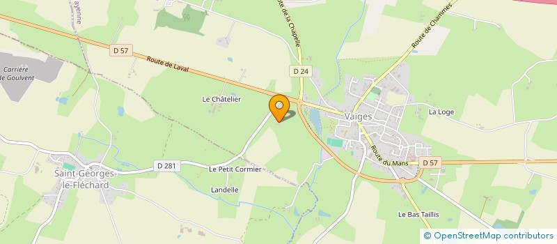 localisation de l'entreprise MADAME SYLVIE HERISSON à VAIGES