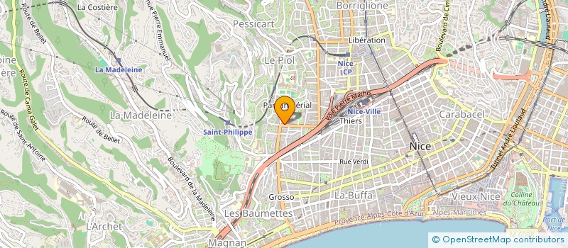 localisation de l'entreprise MADAME SYLVIE HERNOT à NICE