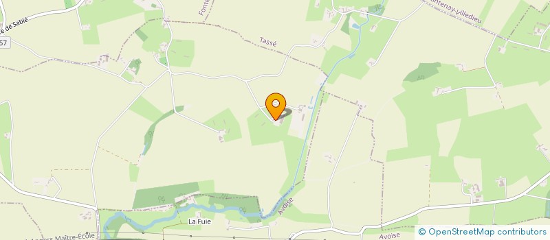 localisation de l'entreprise MADAME SYLVIE HERSEMEULE  ASNIERES SUR VEGRE