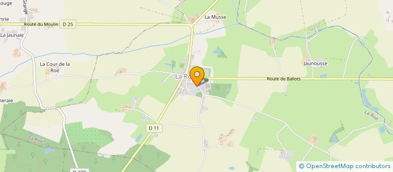 localisation de l'entreprise MADAME SYLVIE HERVE  ROE (LA)