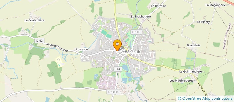 localisation de l'entreprise MADAME SYLVIE HERVOUET  VENANSAULT