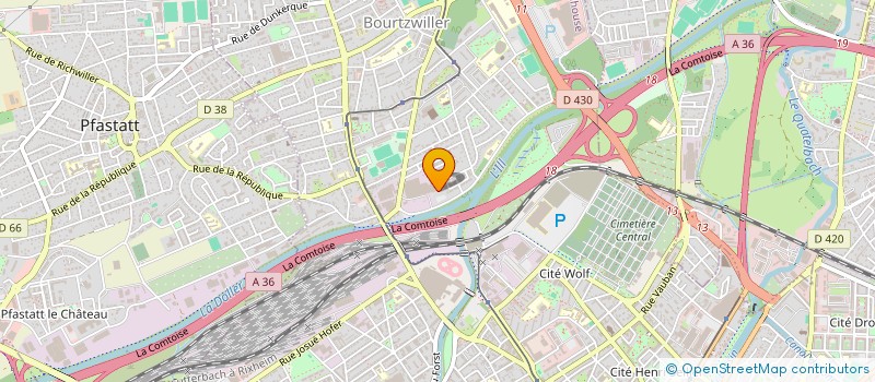 localisation de l'entreprise MADAME SYLVIE HERZOG  MULHOUSE