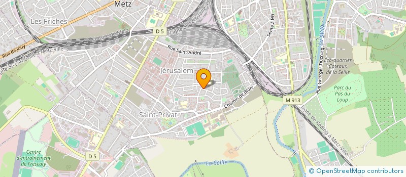 localisation de l'entreprise MADAME SYLVIE HESLING  MONTIGNY-LES-METZ