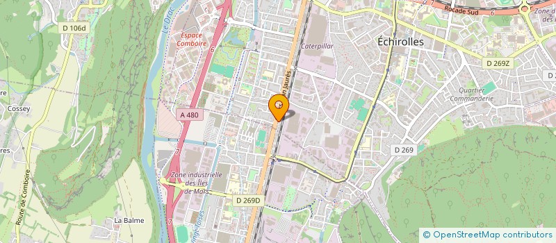 localisation de l'entreprise MADAME SYLVIE HEURTEUR  ECHIROLLES