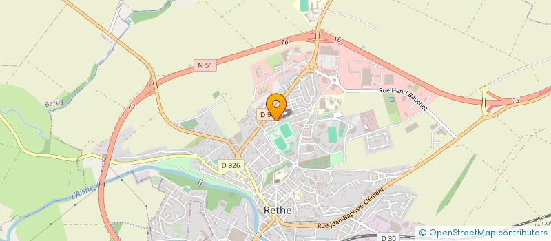 localisation de l'entreprise MADAME SYLVIE HEYMANN à RETHEL