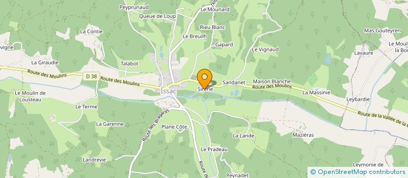 localisation de l'entreprise MADAME SYLVIE HILLE à ISSAC