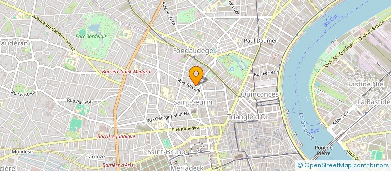 localisation de l'entreprise MADAME SYLVIE HIRLEMANN  BORDEAUX