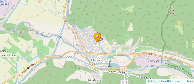 localisation de l'entreprise MADAME SYLVIE HIRT  MALIJAI