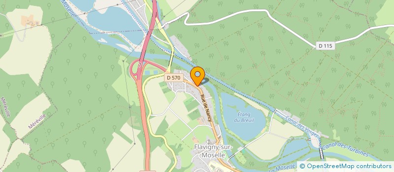 localisation de l'entreprise MADAME SYLVIE HOFFELE  RICHARDMENIL