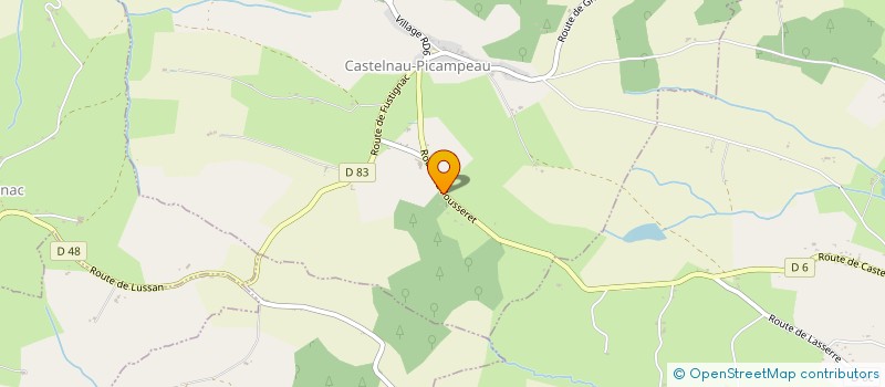 localisation de l'entreprise MADAME SYLVIE HOORNAERT  CASTELNAU-PICAMPEAU