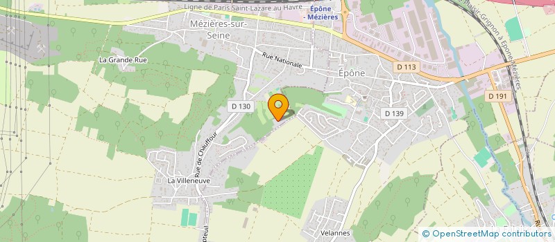 localisation de l'entreprise MADAME SYLVIE HOUCHU  MEZIERES-SUR-SEINE