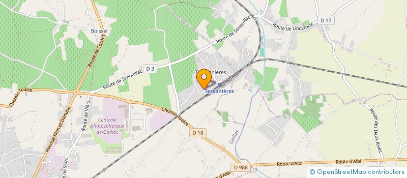 localisation de l'entreprise MADAME SYLVIE HOULES  GAILLAC