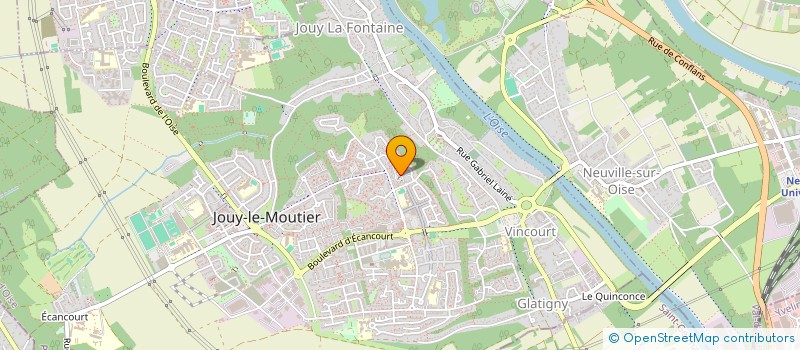 localisation de l'entreprise MADAME SYLVIE HOUNZA à JOUY-LE-MOUTIER