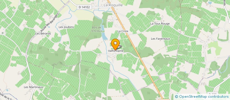 localisation de l'entreprise MADAME SYLVIE HRABLI à LA ROQUILLE