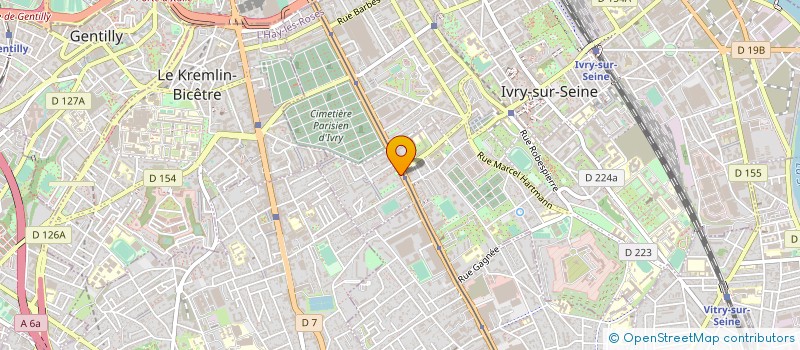 localisation de l'entreprise MADAME SYLVIE HUART à IVRY-SUR-SEINE