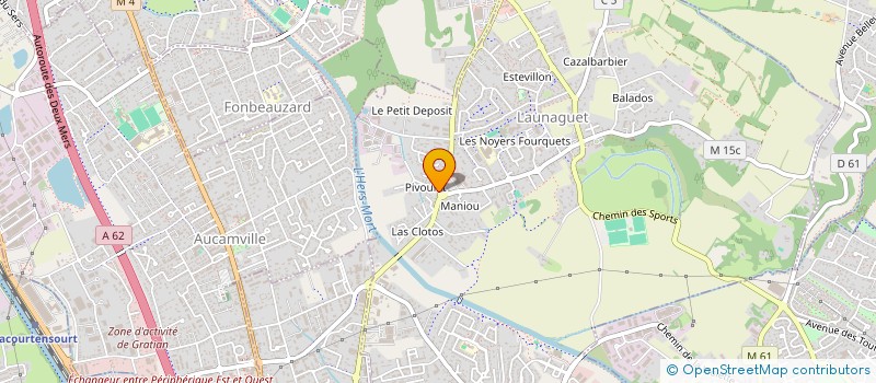 localisation de l'entreprise MADAME SYLVIE HUGONENC  PECHBONNIEU