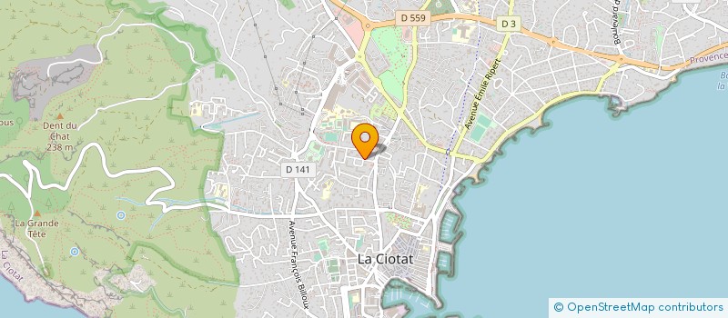 localisation de l'entreprise MADAME SYLVIE IBER à LA CIOTAT
