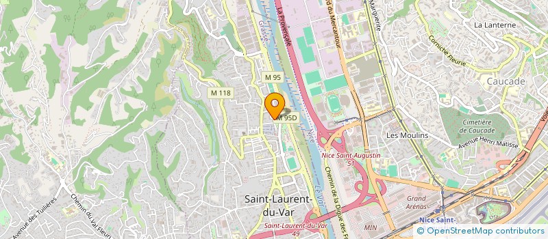 localisation de l'entreprise MADAME SYLVIE IHLER à SAINT-LAURENT-DU-VAR