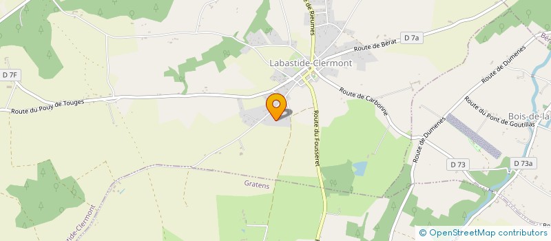 localisation de l'entreprise MADAME SYLVIE IMBAR  LABASTIDE-CLERMONT