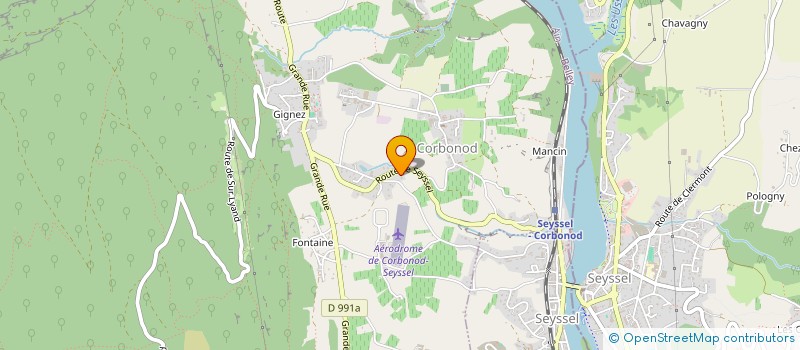 localisation de l'entreprise MADAME SYLVIE INSOGNA  CORBONOD