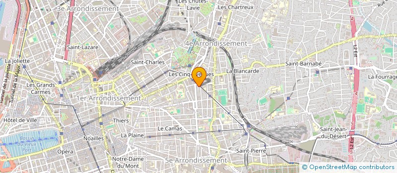 localisation de l'entreprise MADAME SYLVIE INZIRILLO à MARSEILLE 4EME