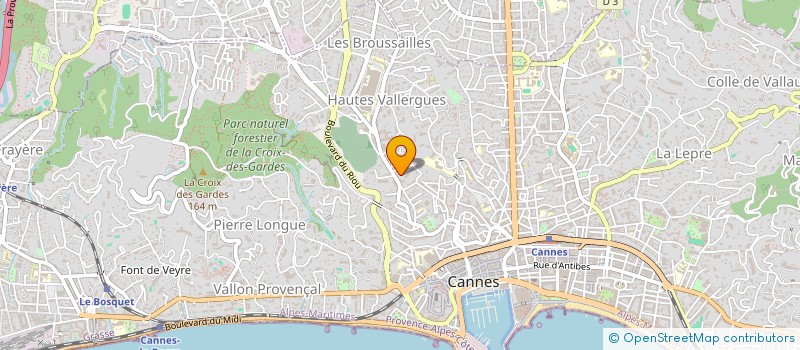 localisation de l'entreprise MADAME SYLVIE ISABELLE HERREMAN à CANNES