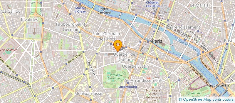 localisation de l'entreprise MADAME SYLVIE JACQUET à PARIS