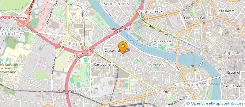 localisation de l'entreprise MADAME SYLVIE JALLADEAU  TOULOUSE