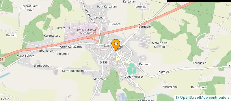 localisation de l'entreprise MADAME SYLVIE JAMMES  LANGUIDIC