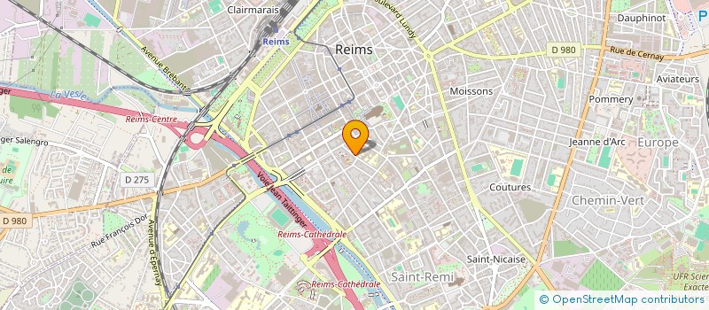 localisation de l'entreprise MADAME SYLVIE JAMMOT  REIMS