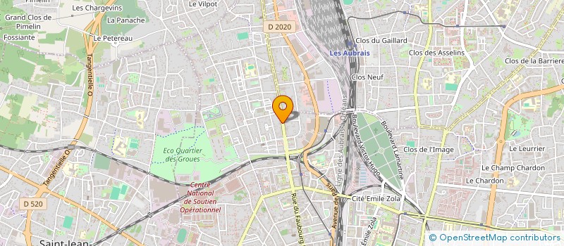 localisation de l'entreprise MADAME SYLVIE JAN à ORLEANS