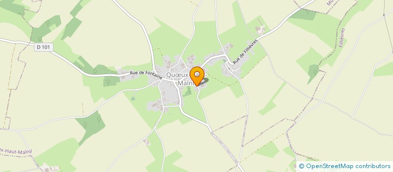 localisation de l'entreprise MADAME SYLVIE JANDOT  QUUX-HAUT-MAINIL