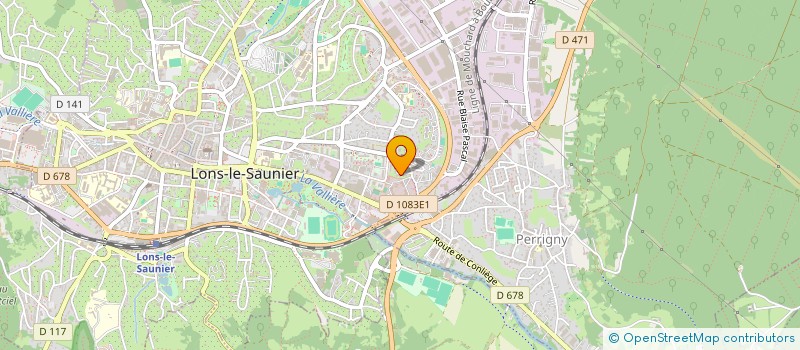 localisation de l'entreprise MADAME SYLVIE JANET à LONS-LE-SAUNIER