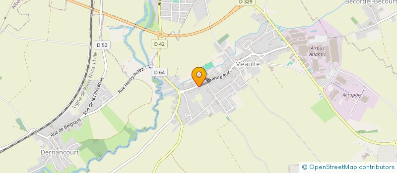 localisation de l'entreprise MADAME SYLVIE JAUNIAU à MEAULTE