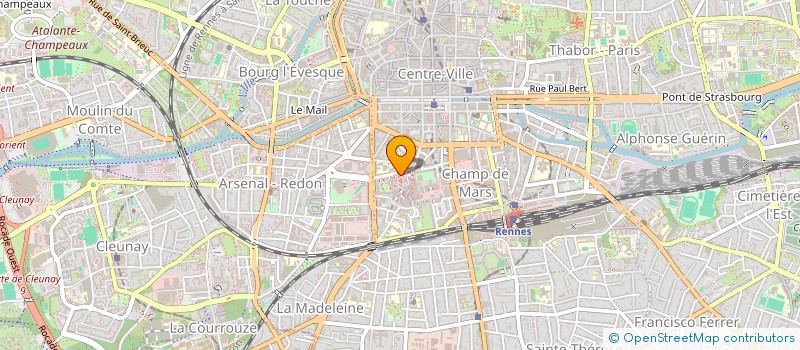 localisation de l'entreprise MADAME SYLVIE JEAN  RENNES