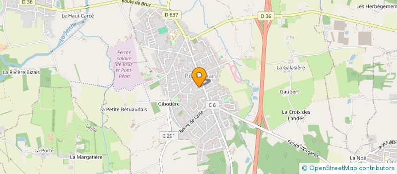 localisation de l'entreprise MADAME SYLVIE JEANDIDIER  PONT-PEAN