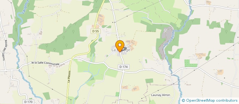 localisation de l'entreprise MADAME SYLVIE JEANNE  LE MESNIL-ADELEE