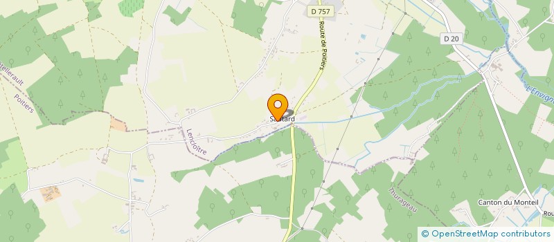 localisation de l'entreprise MADAME SYLVIE JEANNE MARIE NICOULLAUD  LENCLOITRE